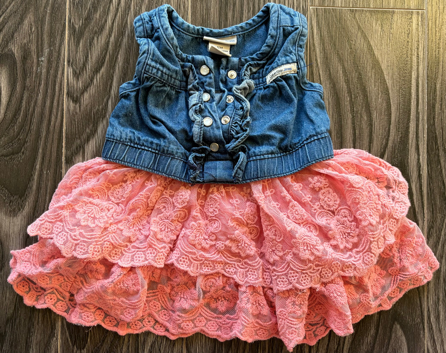Robe Calvin Klein jeans 12 mois