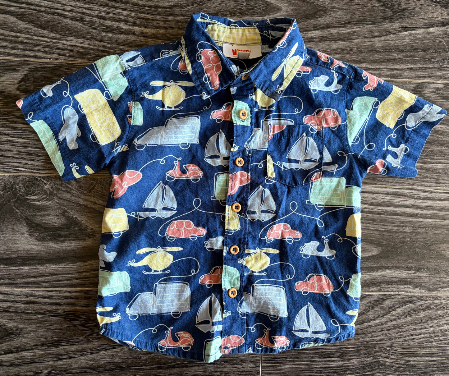 Chemise Monkey bars 18 mois
