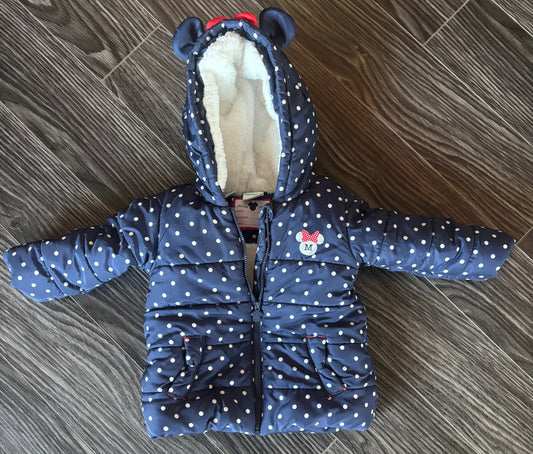 Manteau mini mouse 9-12 mois