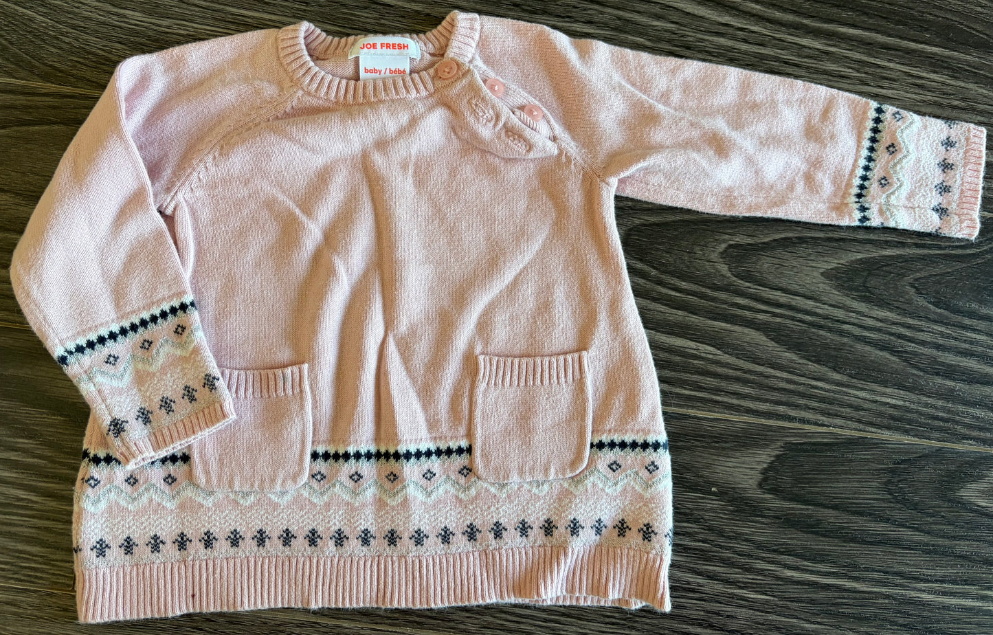 Chandail Joe Fresh 6-12 mois