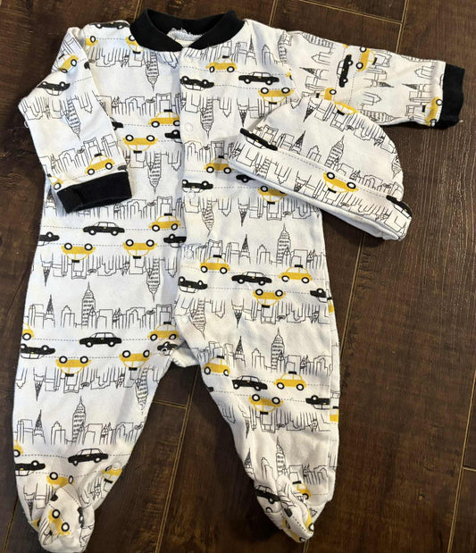 Pyjamas et bonnet BabyGear 3-6mois