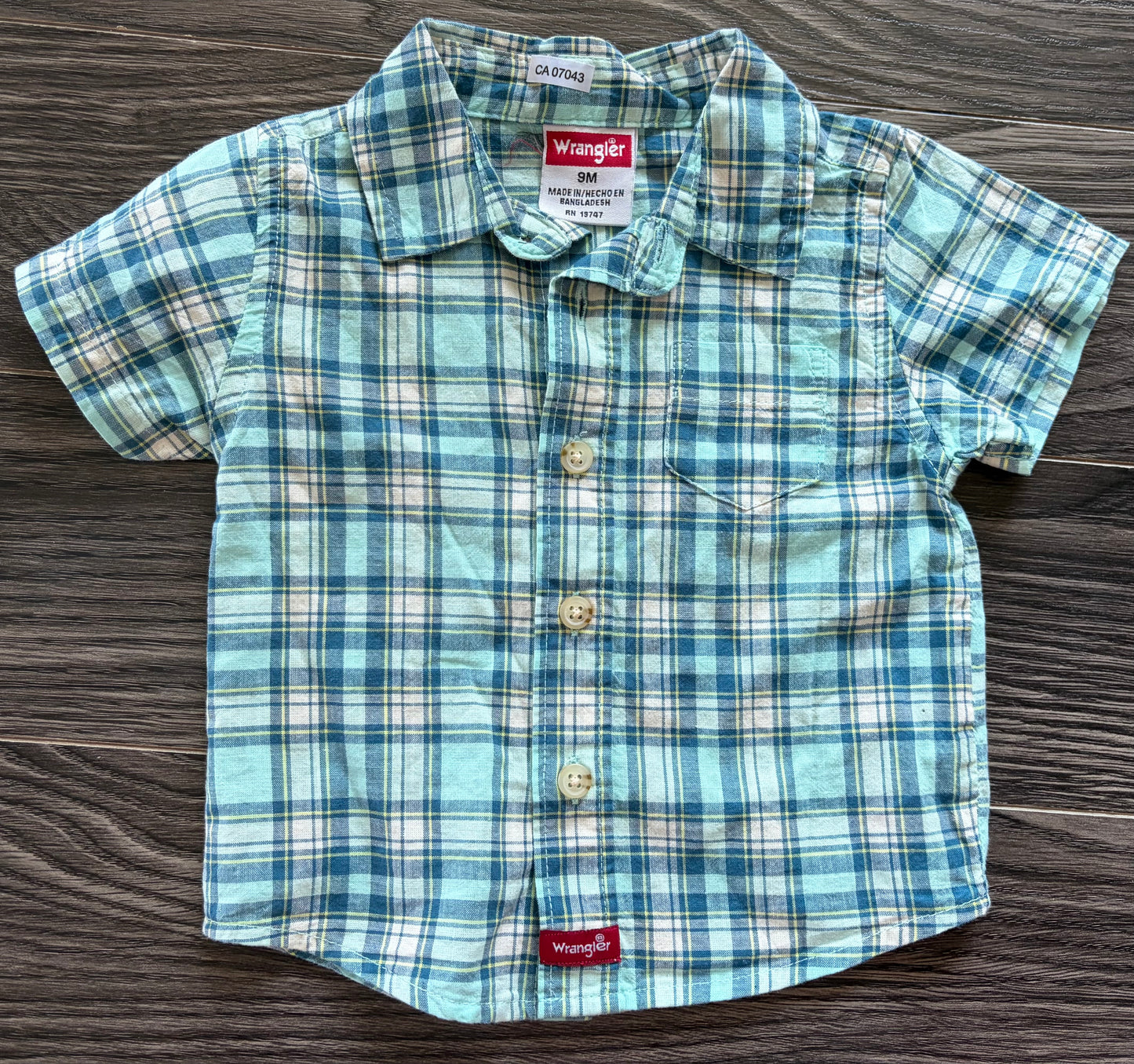 Chemises Wrangler 9 mois